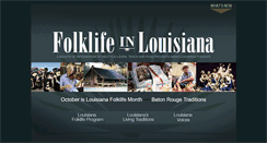 Desktop Screenshot of louisianafolklife.org